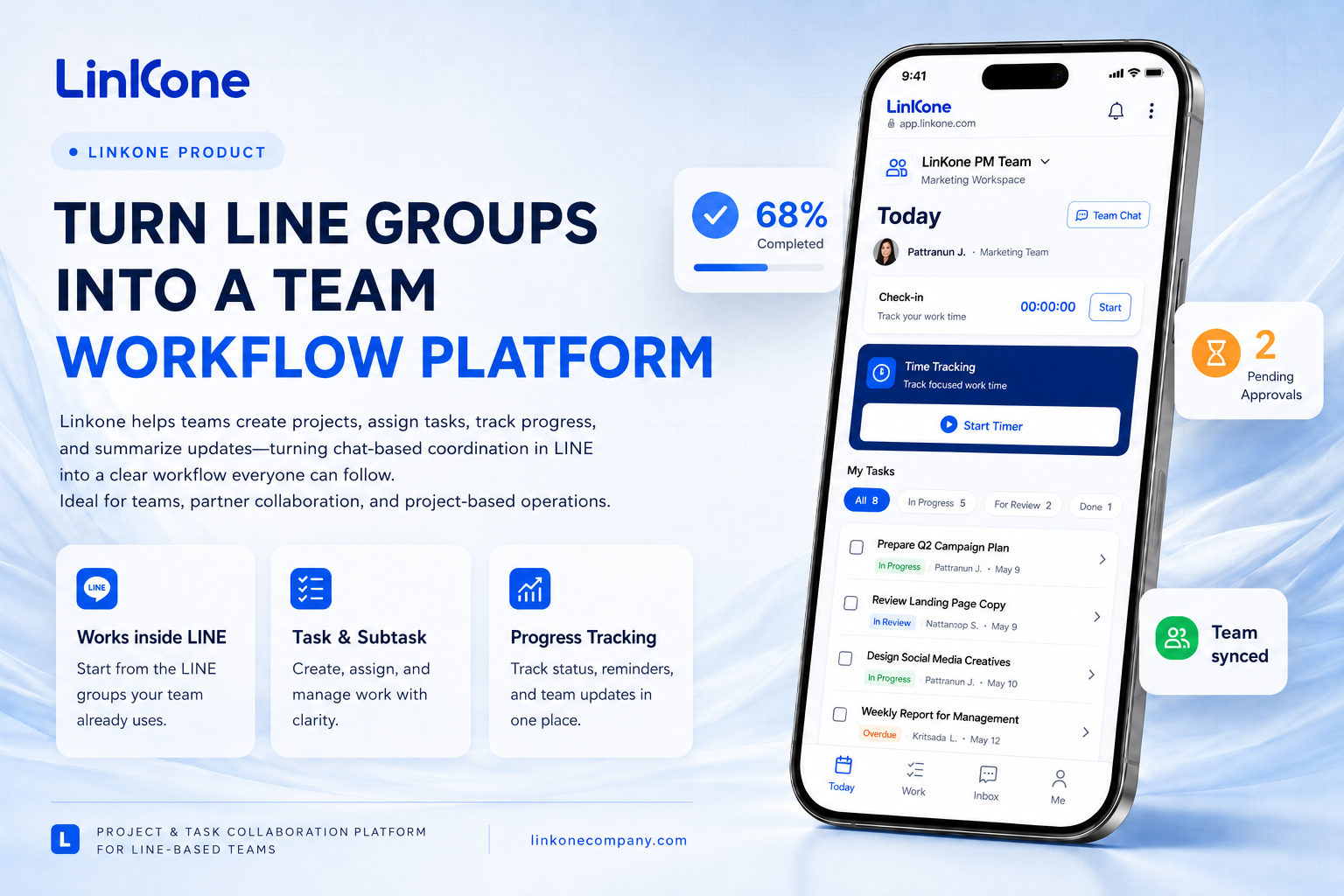 LinKone Task — a LinKone product